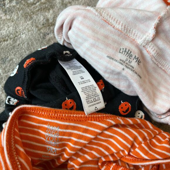 Little Me Halloween Pumpkin Set 9 Months - Picture 10 of 11